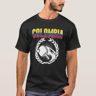 T-shirt Colombie Tennis de table Colombien Ping Pong Suppo