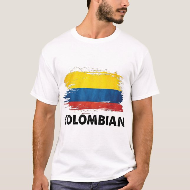 T-shirt Colombie vintage (Devant)