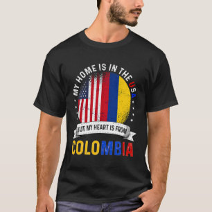 T-shirt Colombien American Patriot Heart vient de Colombie