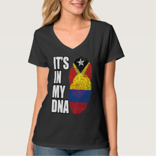 T-shirt Colombien Et Timorais Mélangent L'ADN Patrimoine D