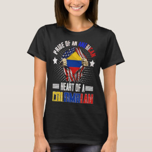 T-shirt Colombienne Amérique Pride Étranger Colombie