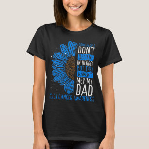 T-shirt Colon Cancer Awareness Ribbon Papa Warrior