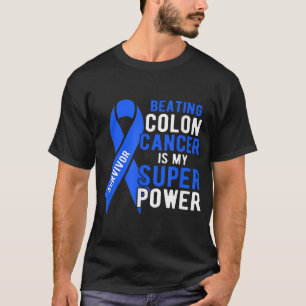 T-shirt Colon Cancer Sensibilisation Survivante Hommes Fem