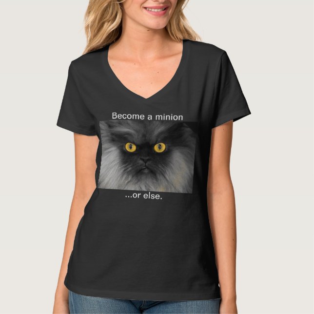 T-shirt Colonel Meow Become A Minion (Devant)