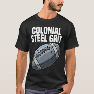 T-SHIRT COLONIAL STEEL GRIT - FOOTBALL DE LA NOUVELLE-ANGL