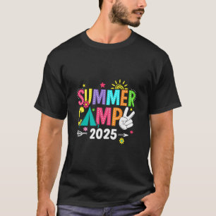 T-shirt Colonie de vacances 2025 Camping Feu de camp Vacan