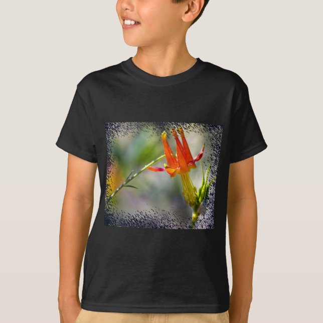 T-shirt Colonne Crimson (Devant)