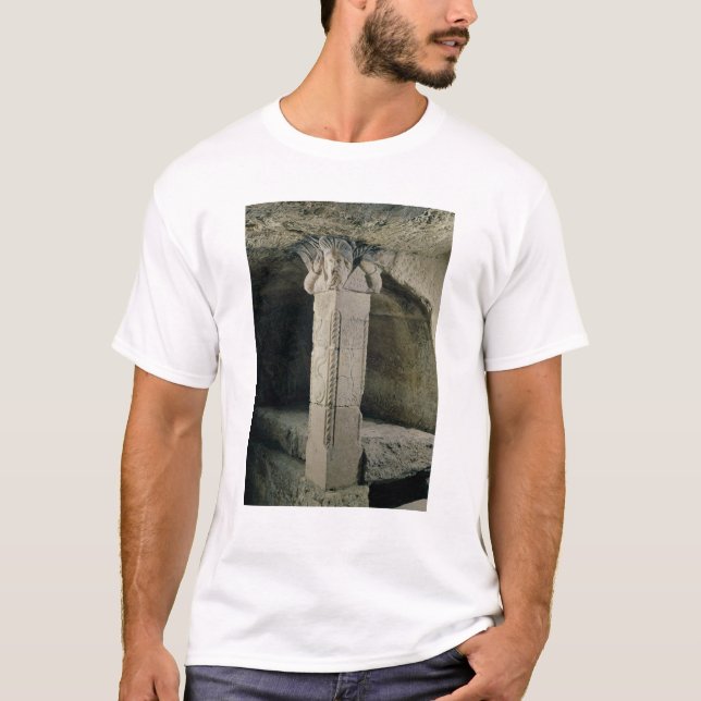 T-shirt Colonne de la crypte, avec la tête de Moïse (Devant)