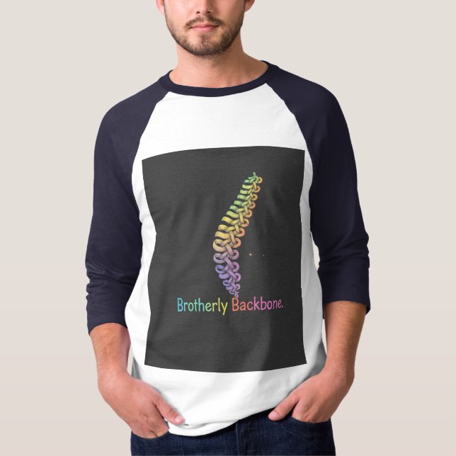 T-Shirt Colonne Vertébrale Fraternelle – Force dan (Devant)