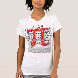 T-shirt Colonnes d'origine numéro pi jour symbole mathémat