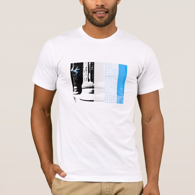 T-shirt Colonnes grecques retouchées… (Devant)