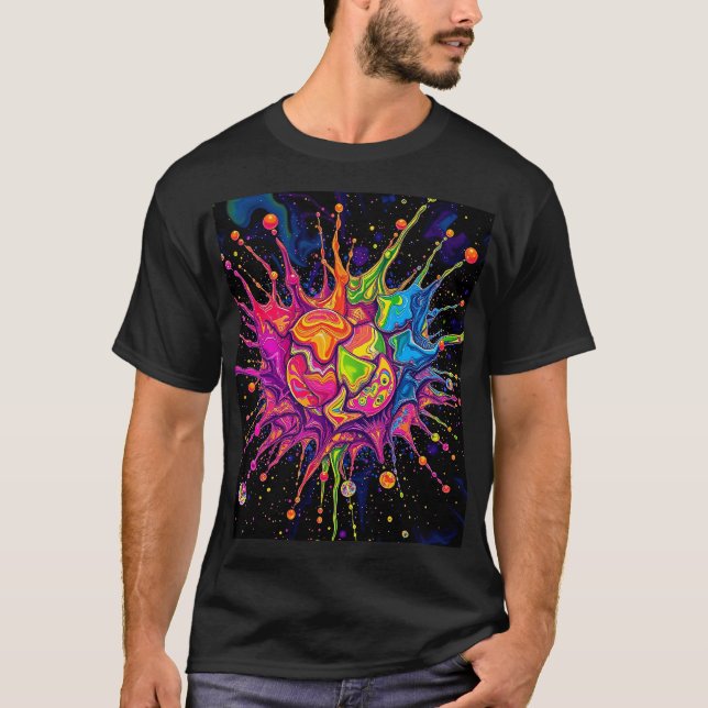 T-shirt Color Burst (Devant)