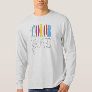 T-shirt Color Guard Love Color Guard Typographie
