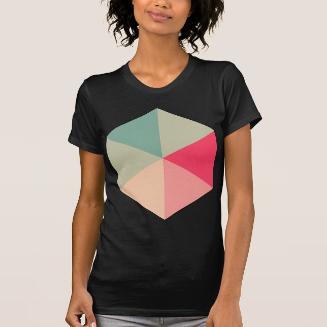 T-shirt Color Hexagon 04 (Devant)