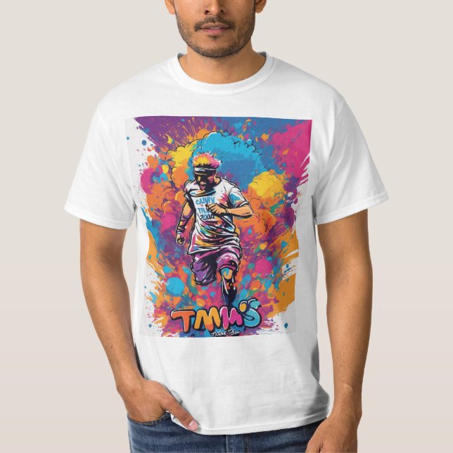 T-shirt "Color Run Spectacular Tee : Vibrant Edition" (Devant)
