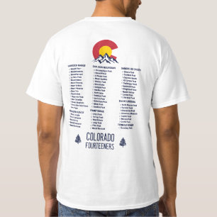 T-shirt Colorado 14ers Fourtins Montagne Souvenirs