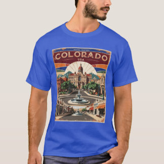 T-shirt Colorado 1950 USA Vintage Retro Tourism