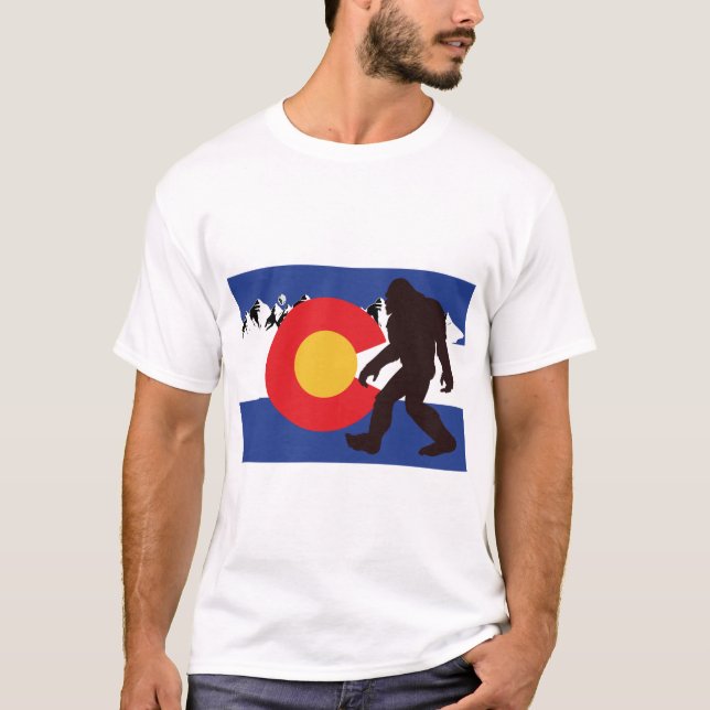 T-shirt Colorado Big Foot Sasquatch (Devant)