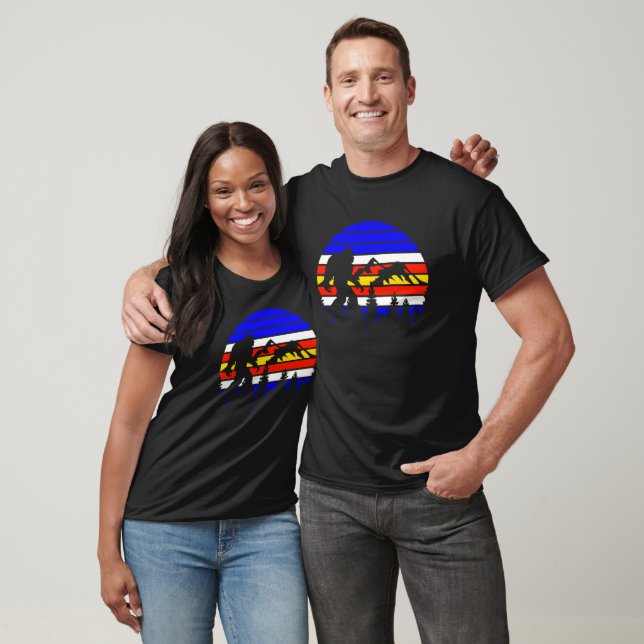 T-shirt Colorado Bigfoot Sasquatch (Unisexe)