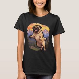 T-shirt Colorado Carlin joli Carlin de dessin animé chien 