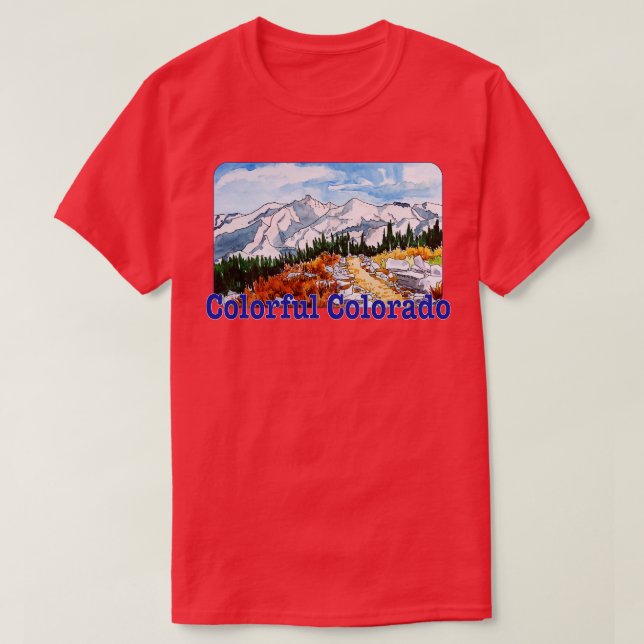 T-shirt Colorado coloré (Design devant)