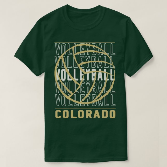 T-shirt Colorado de volley-ball (Design devant)