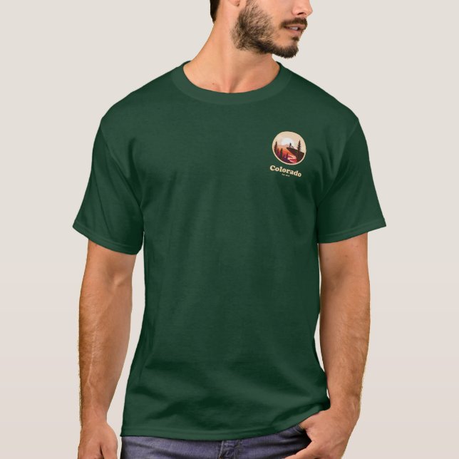 T-Shirt Colorado Est 1876 foncé (Devant)