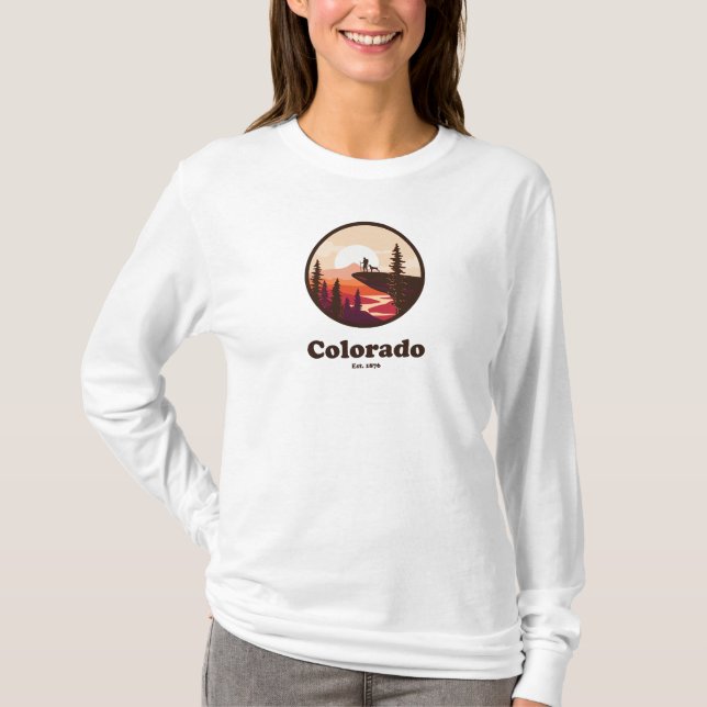 T-shirt Colorado Est 1876 Manches Longues (Devant)