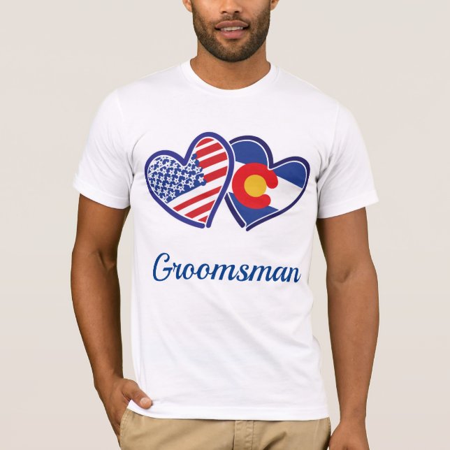 T-shirt Colorado Groomsman (Devant)