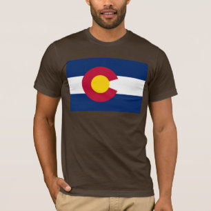 T-shirt Colorado : Le drapeau américain du centenaire