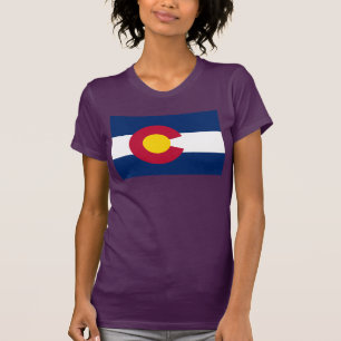 T-shirt Colorado : Le drapeau américain du centenaire
