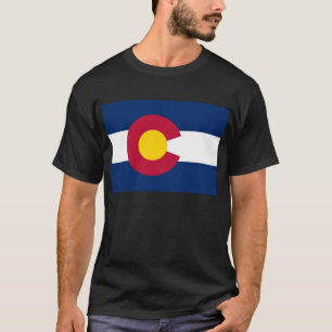 T-shirt Colorado : Le drapeau américain du centenaire