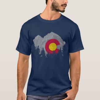 T-shirt Colorado Maroon Bells masqué