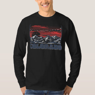 T-shirt Colorado Montagnes Rocheuses Vintage Extérieur Ran