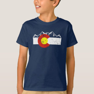 T-shirt Colorado Montagnes Vintage