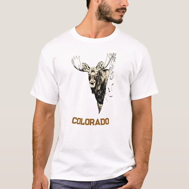T-shirt Colorado Moose  (Devant)
