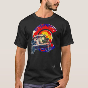 T-shirt Colorado Off Road 4 Drapeau d'état à roues