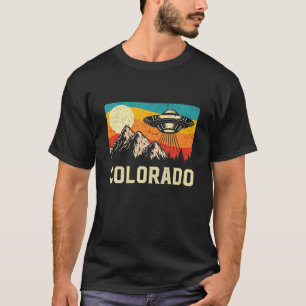 T-shirt Colorado OVNI Alien Montagnes de vaisseau spatial