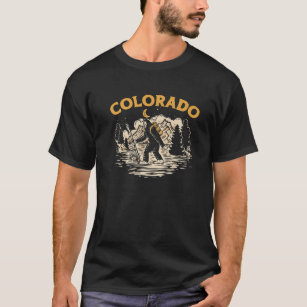 T-shirt Colorado Randonnée Bigfoot Nightime Stroll Mountai