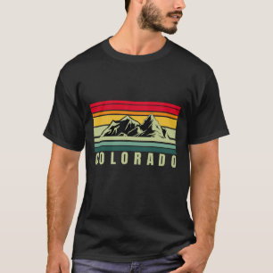 T-Shirt Colorado Randonnée Voyage Rétro