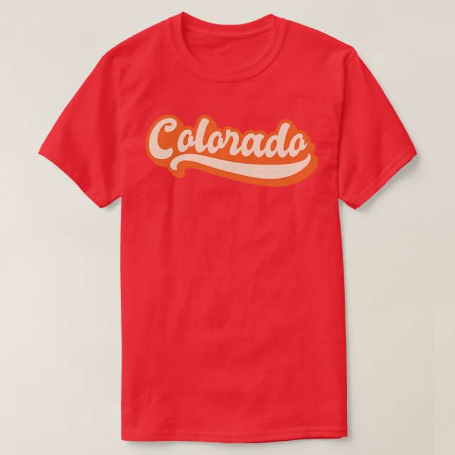 T-shirt Colorado Retro 1 (Design devant)