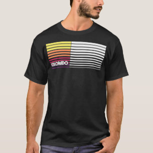 T-shirt Colorado Retro Vintage Classic Style CO Graphic Pu