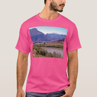 T-shirt Colorado River La Sal Mountains Baseball Sleeve