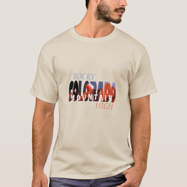 T-shirt Colorado - Rocky Mountain High (Devant)
