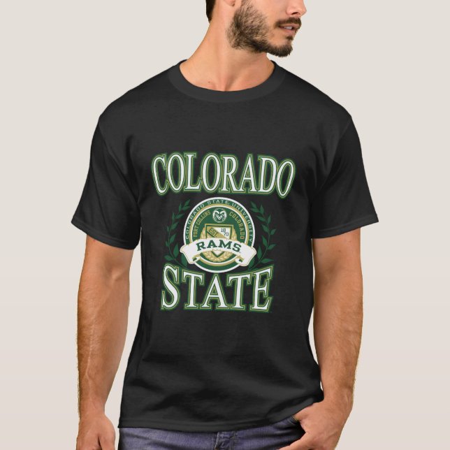T-shirt Colorado State Rams Laurels (Devant)