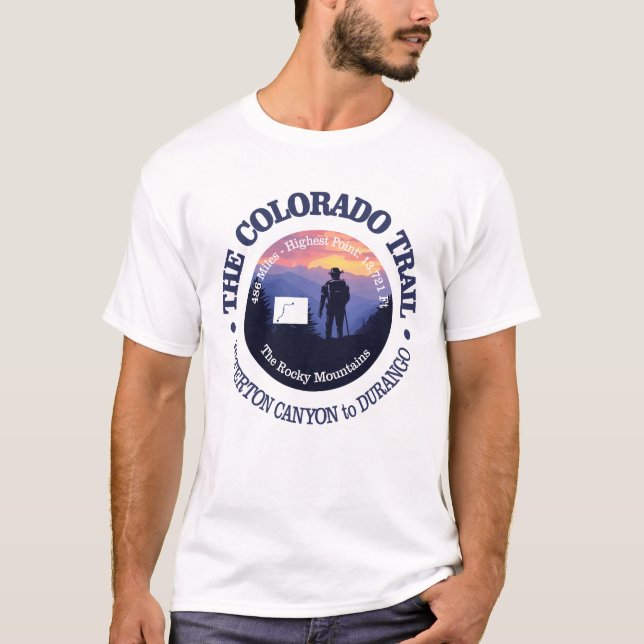 T-shirt Colorado Trail (rd2) (Devant)