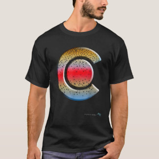 T-shirt Colorado Truite arc-en-ciel Voler Pêche Chasse