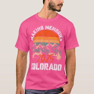 T-shirt Colorado Voyage en famille 2025 Camping de montagn