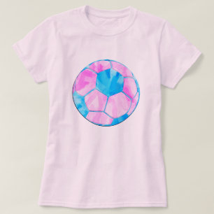 T-shirt Colorant à bille rose et bleu