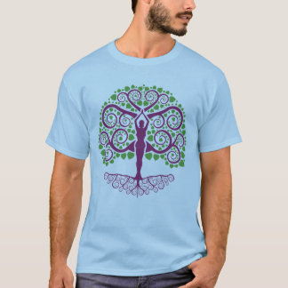 T-shirt Colorant de cravate d'arbre de Bodhi